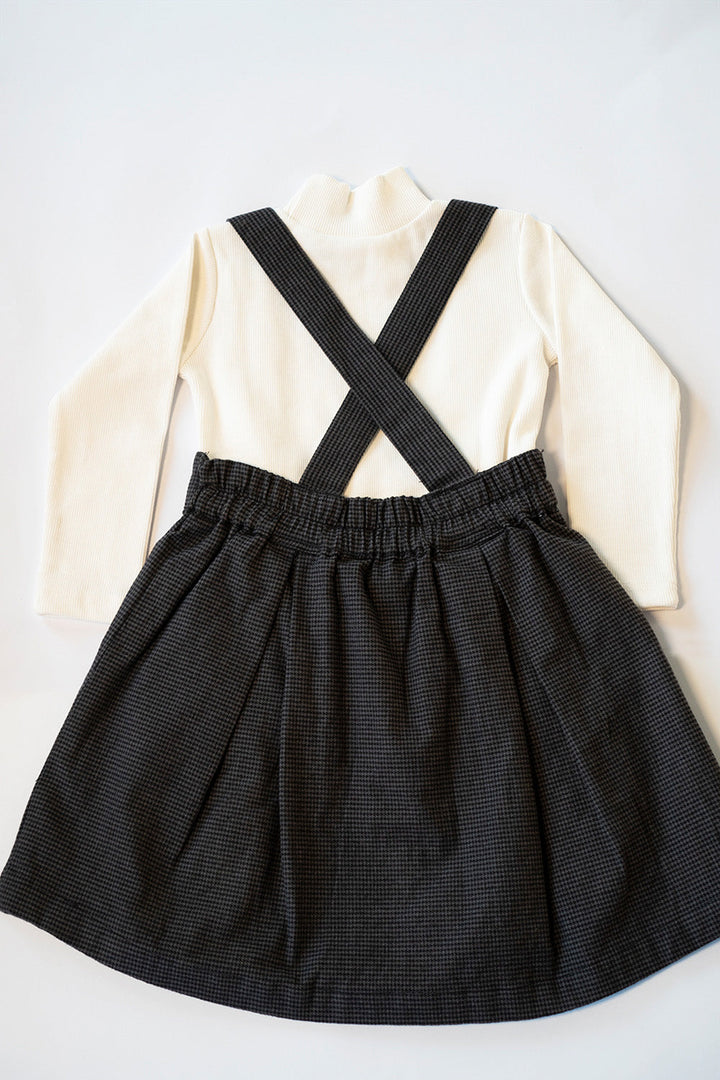 Hummingbirdspk - Tweed Pinafore skirt - woolen - 1 Piece