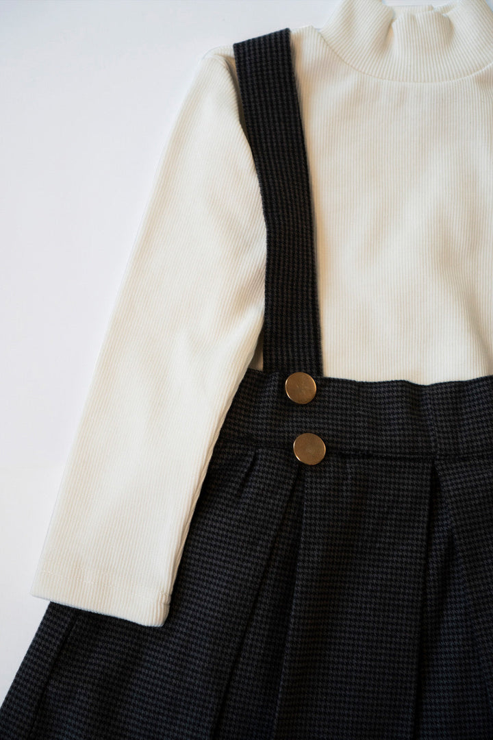 Hummingbirdspk - Tweed Pinafore skirt - woolen - 1 Piece