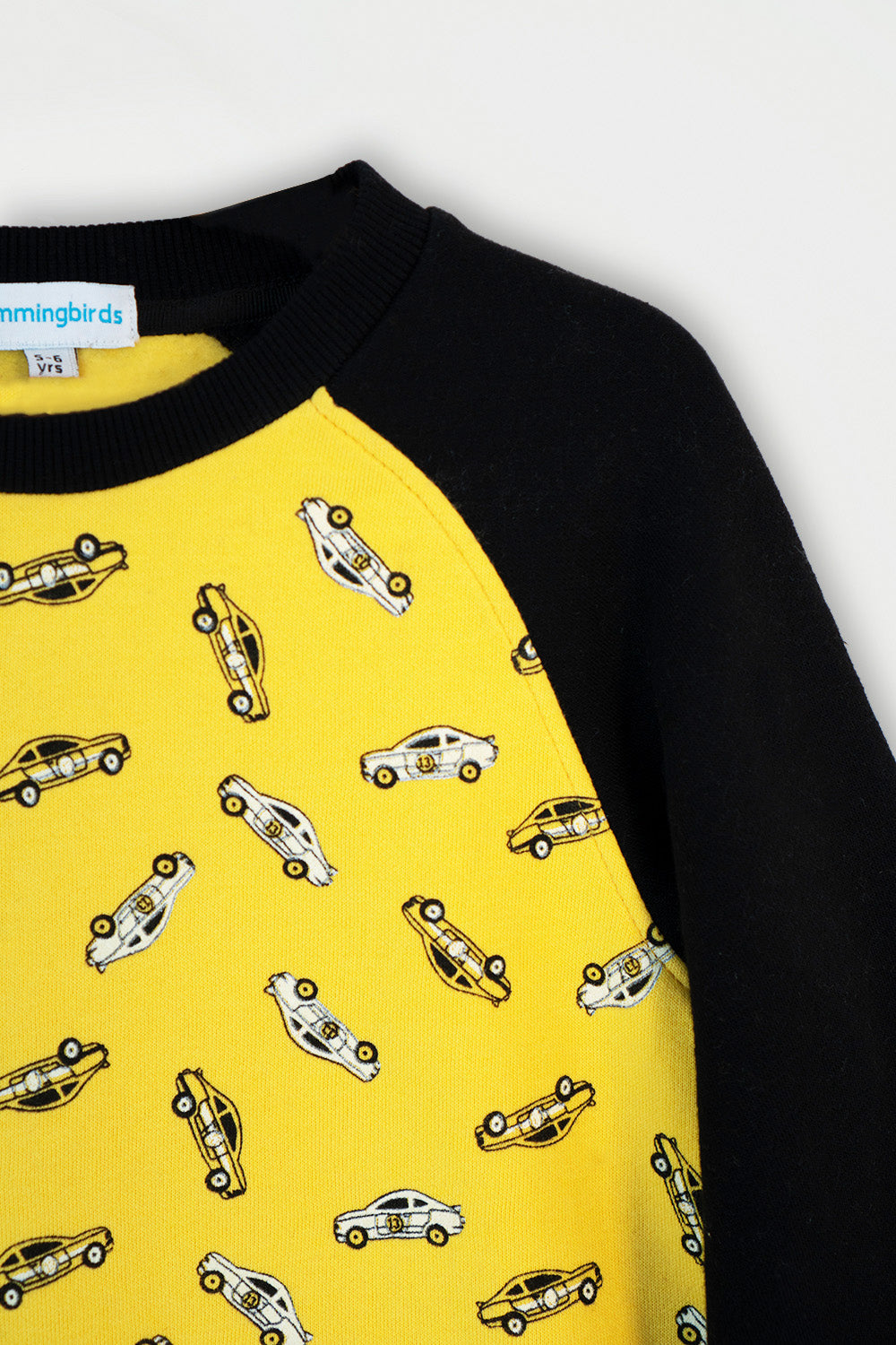 Hummingbirdspk - Yellow &amp; Black Car - cotton - 2 piece
