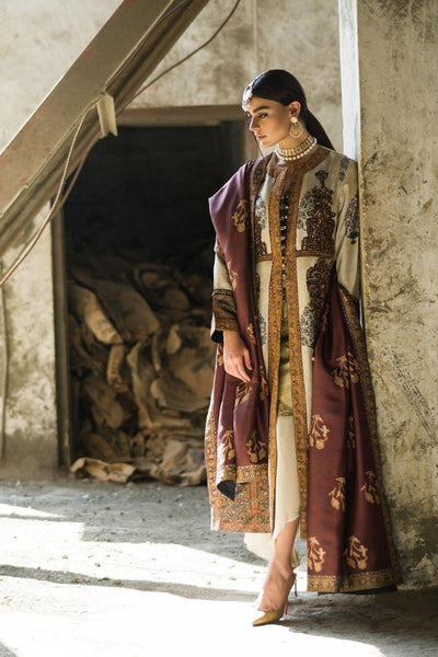 Shamaeel - Darogha Styled Coat with Silk Inner - M6-B - Studio by TCS