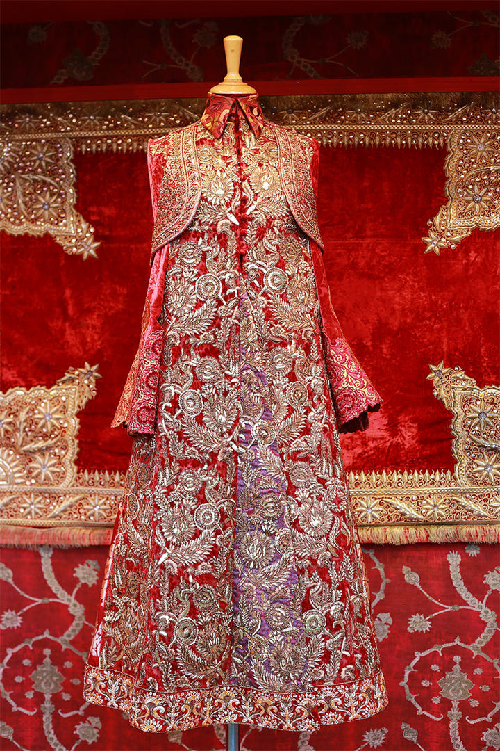 Shamaeel Ansari Shehnai-e-Surkh Jacket Red 3 Piece