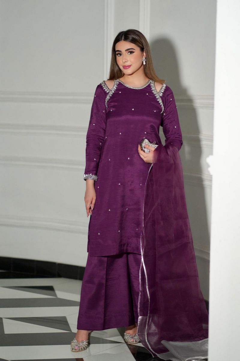 Allure by Ih - Arsh - Purple - 3 Piece