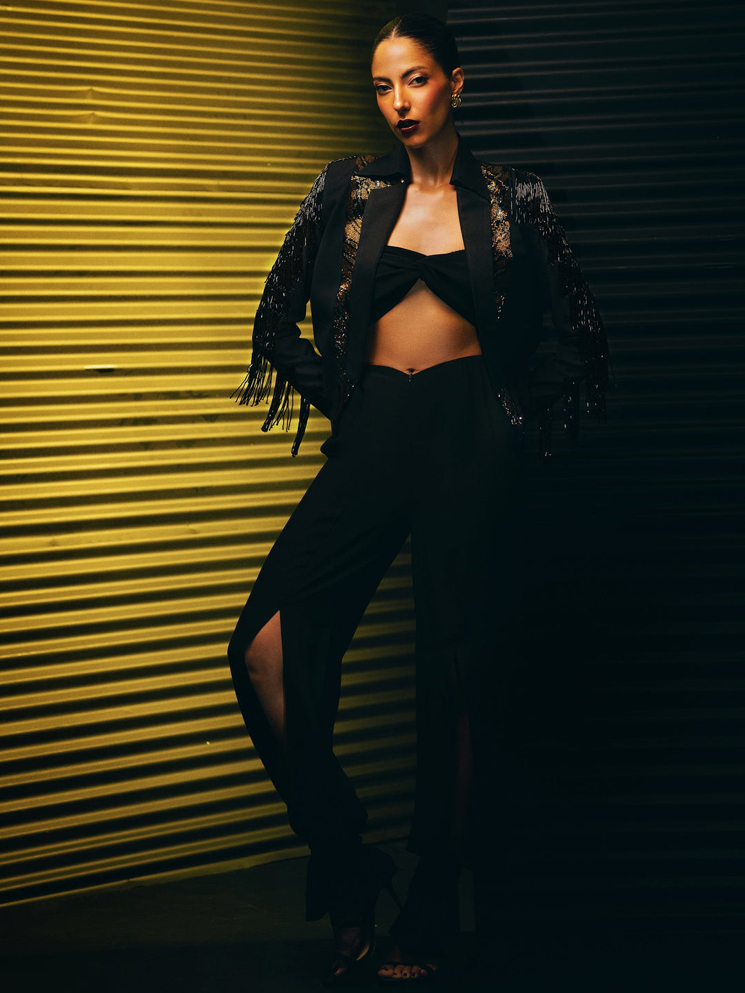 Sanam Chaudhri Gemma Jacket Black 1 Piece