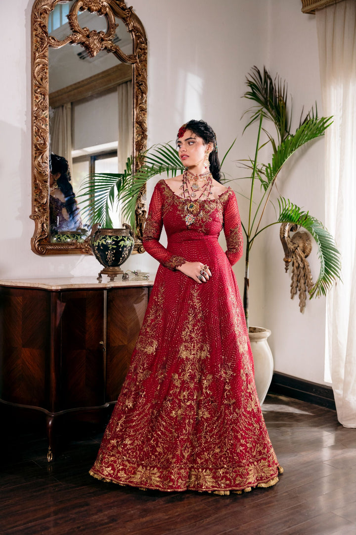 Nilofer Shahid - Whispers of the heart - Red - 2 Piece