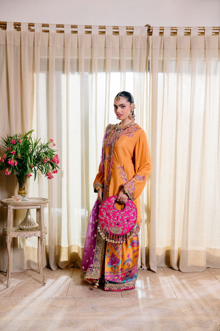 Nilofer Shahid - Sunburst - Sunburst Orange - 3 Piece