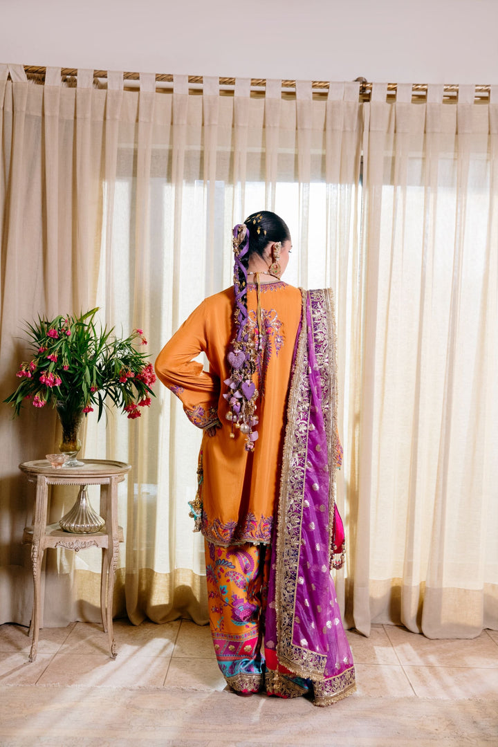 Nilofer Shahid - Sunburst - Sunburst Orange - 3 Piece