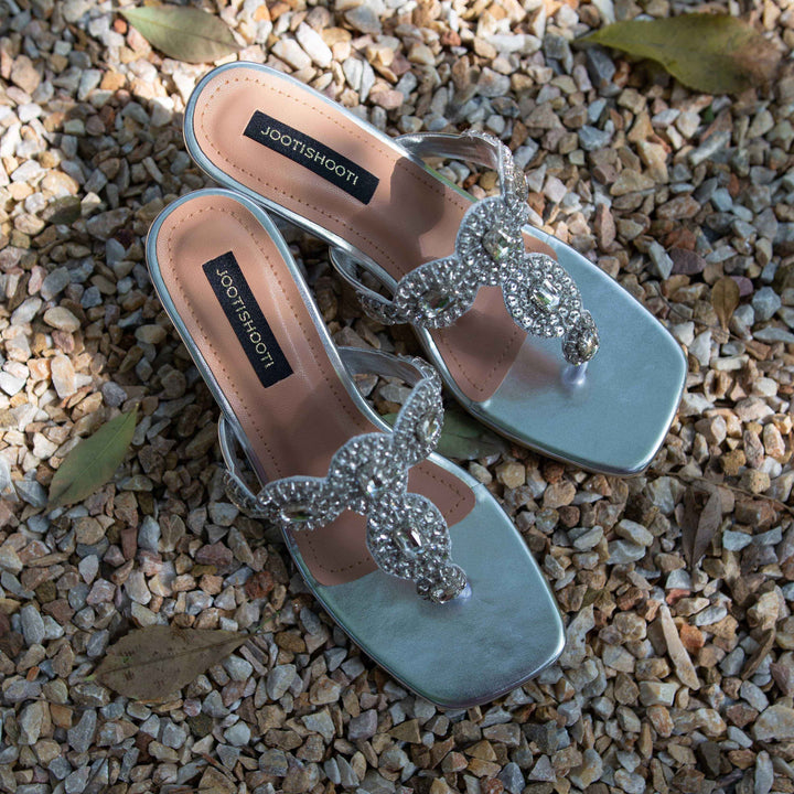 JootiShooti - Selena Silver Heels