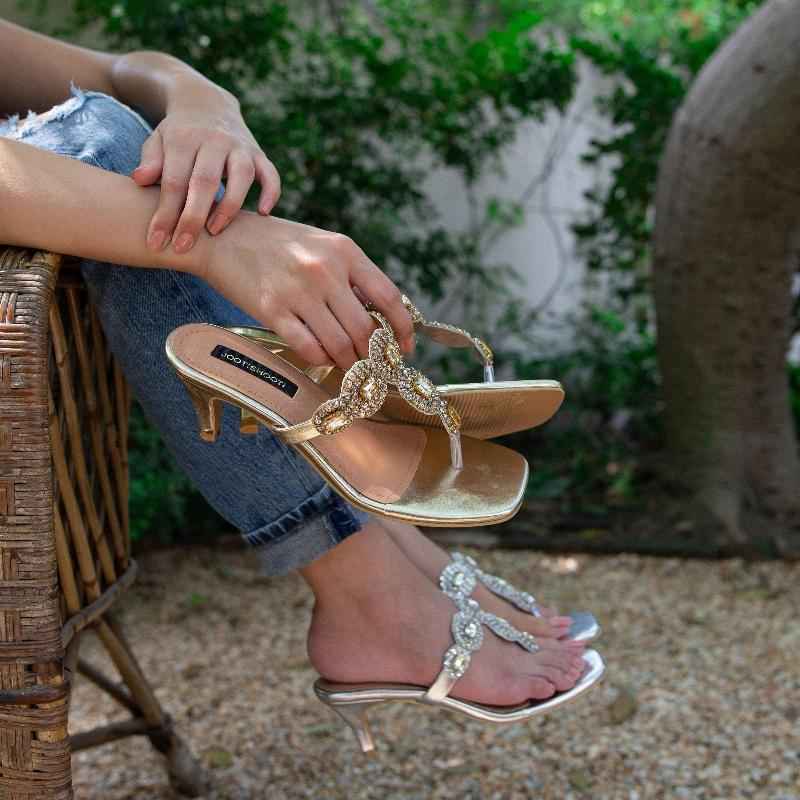 JootiShooti - Selena Gold Heels