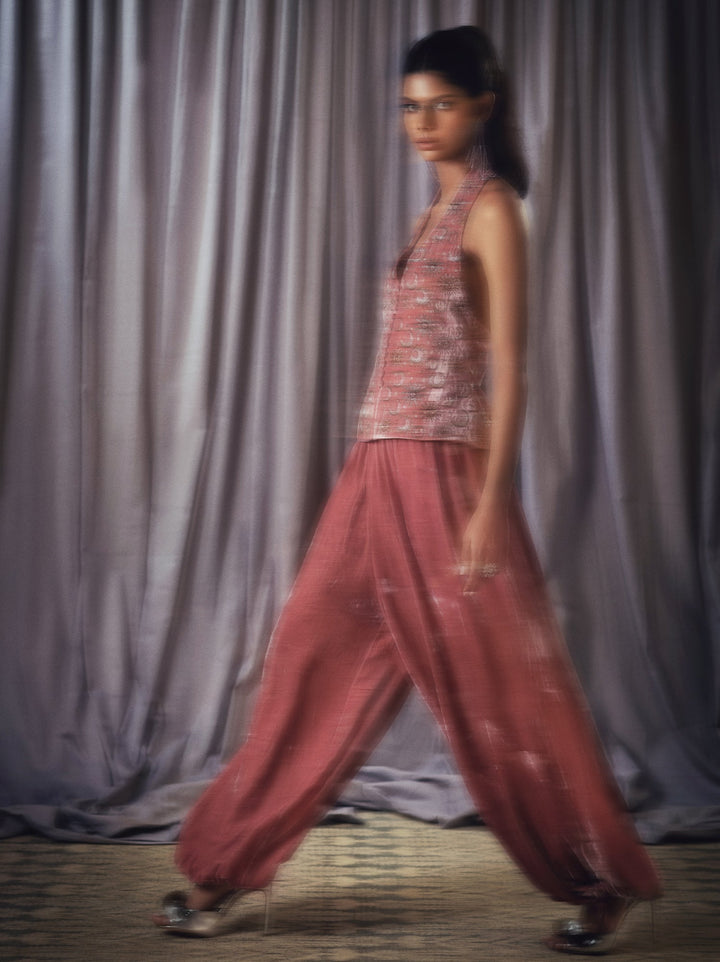 Sanam Chaudhri AFQ Jacket Pink 2 Piece