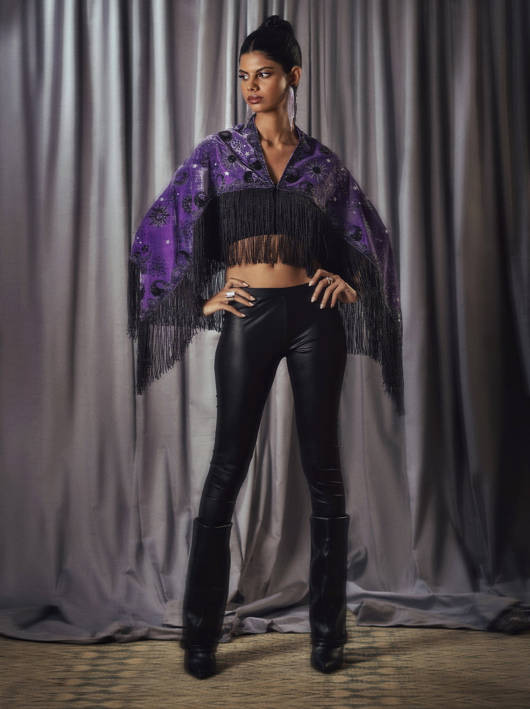 Sanam Chaudhri STK Jacket Purple 1 Piece