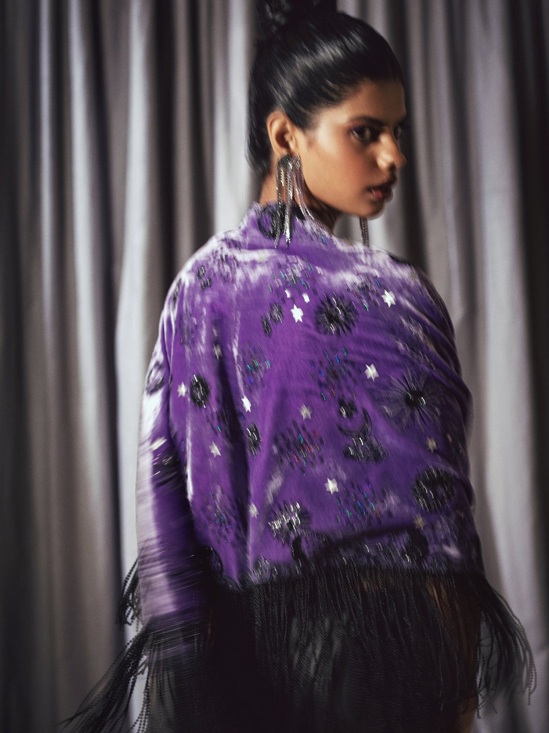 Sanam Chaudhri STK Jacket Purple 1 Piece