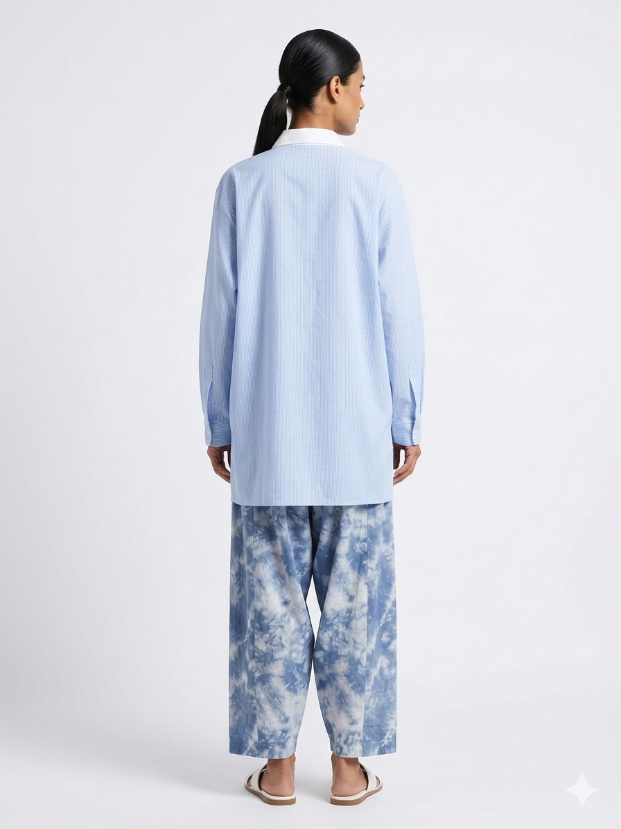 Gulabo - Blue Haze Denim Pant For Women - Blue - 1 Piece - Studio by TCS