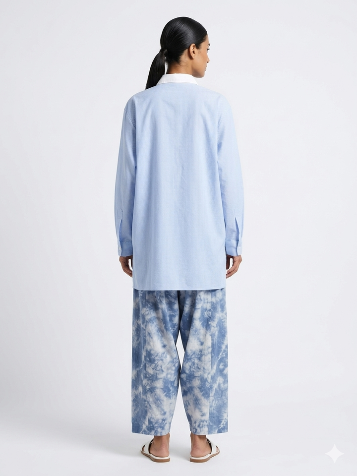 Gulabo - Blue Haze Denim Pant For Women - Blue - 1 Piece - Studio by TCS