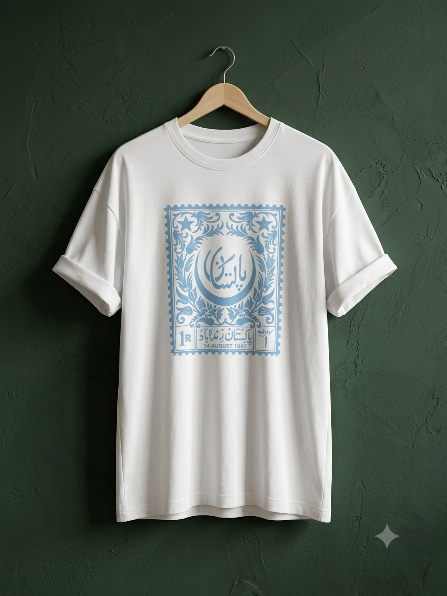 Gulabo Pehchaan T-Shirt Blue 1 Piece