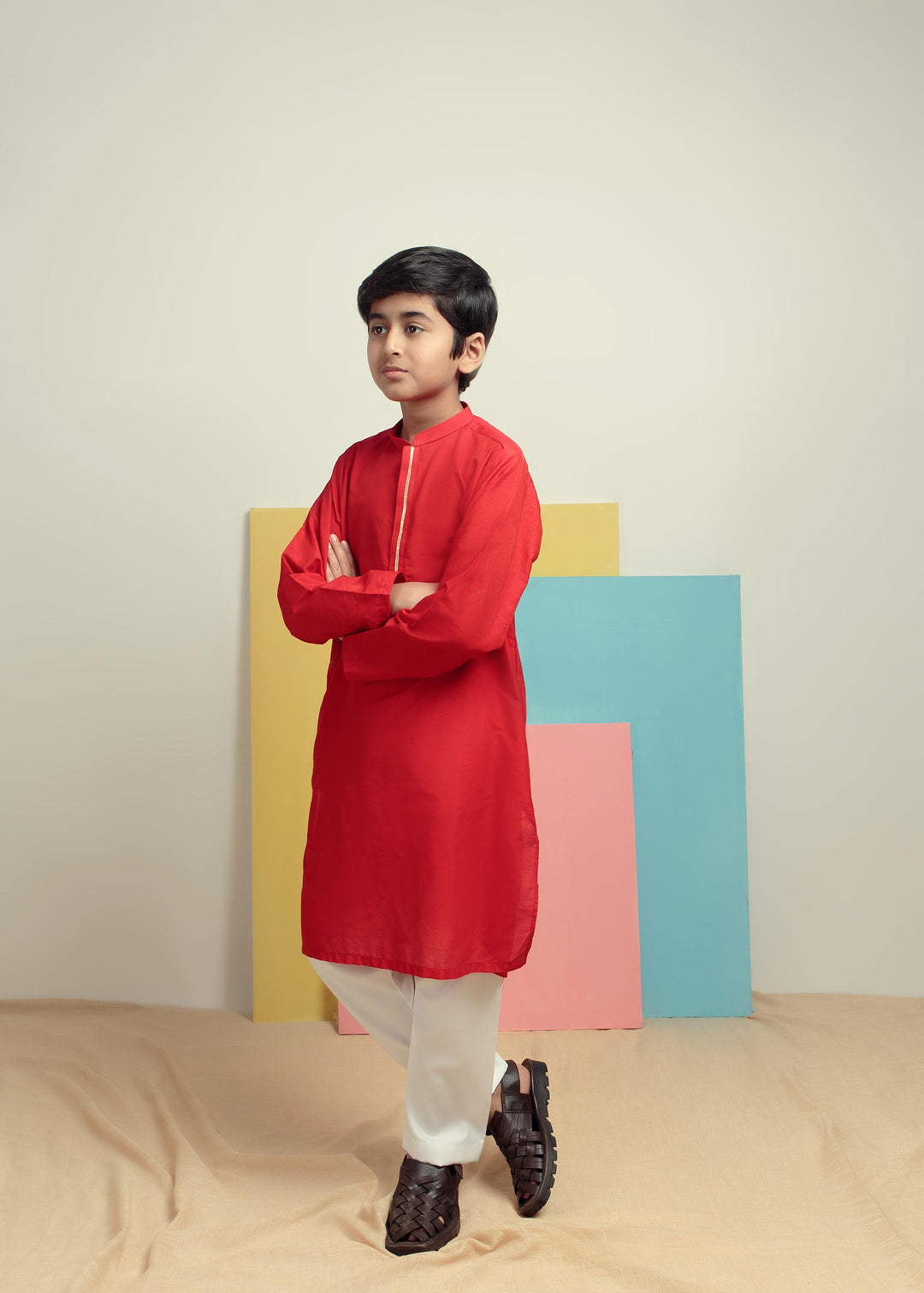 Kidoz Kloset - Red Magic Kurta Pajama For Boy