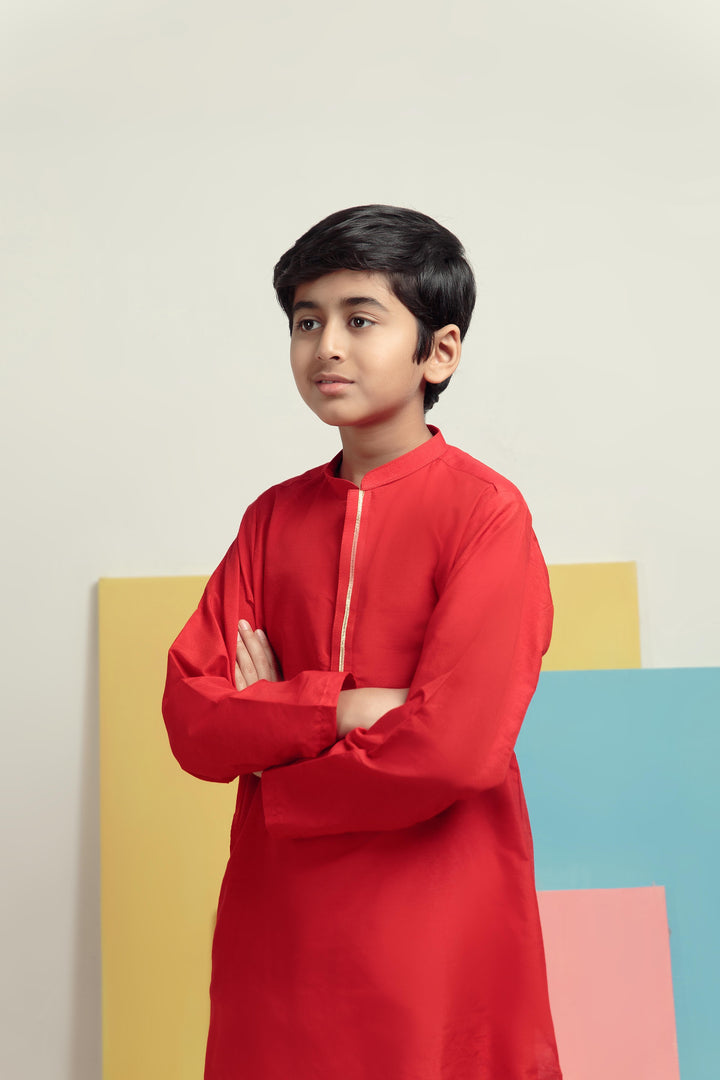 Kidoz Kloset - Red Magic Kurta Pajama For Boy