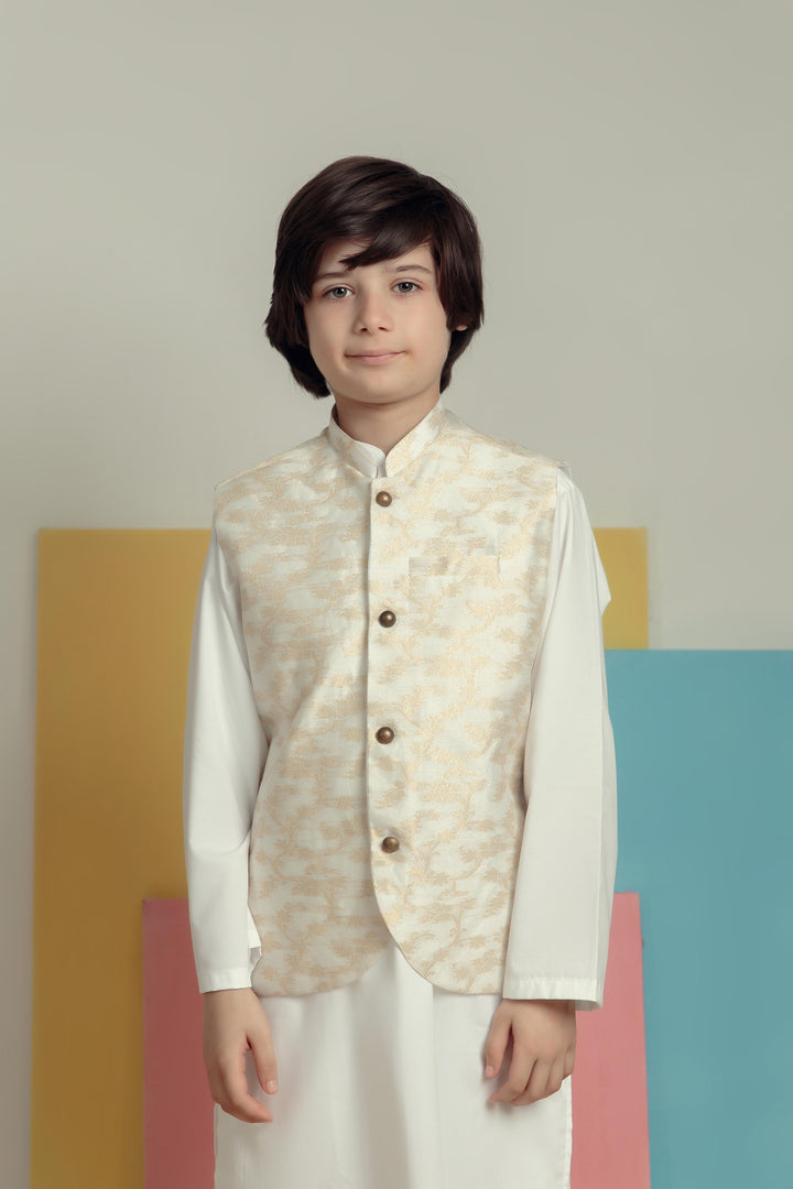 Kidoz Kloset - Royal Gold  Waistcoat Set For Boy