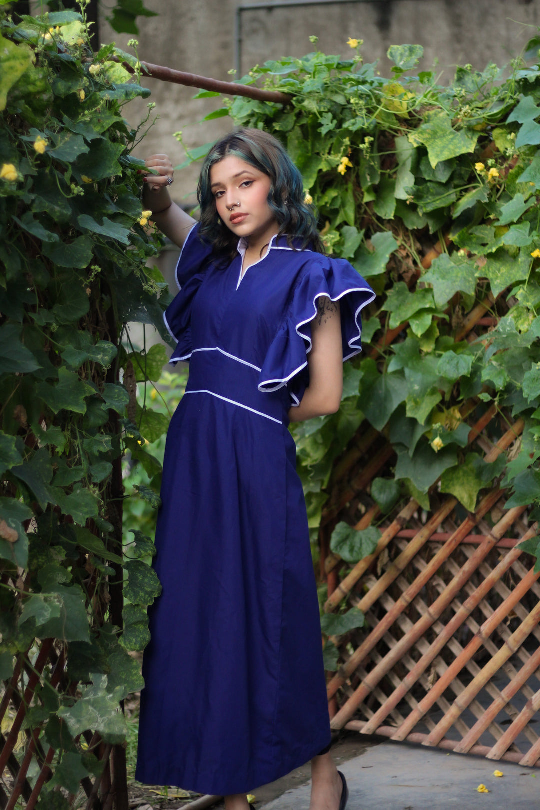 Syah - Catherine - Cotton - Blue - 1 Piece