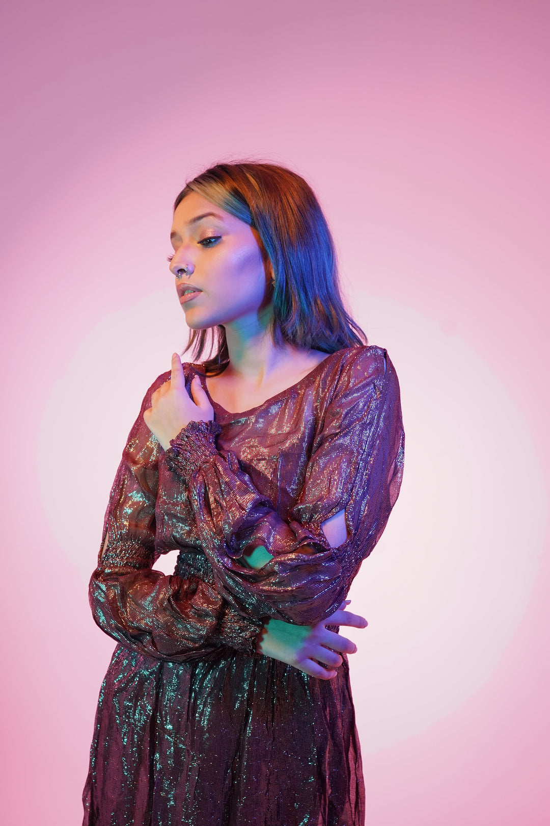 Syah - Chunchun - Gown - Shimmer - Plum