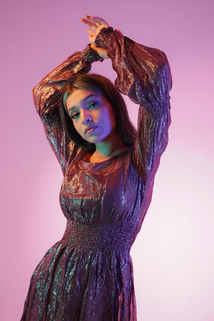 Syah - Chunchun - Gown - Shimmer - Plum