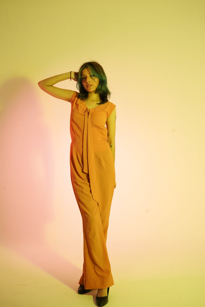 Syah - Skinny - Jumpsuit - Georgette - Skin - 1 Piece