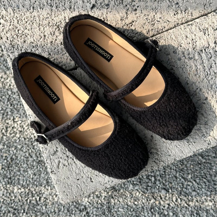 JootiShooti - Noir Boucle Mary Jane
