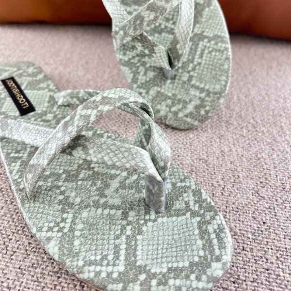 JootiShooti - Mint Green Ash Slides