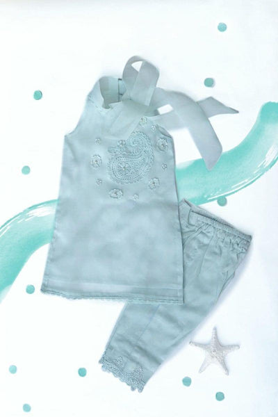 Little Ladies Armoire - Ice Blue Chic Outfit - Studio by TCS