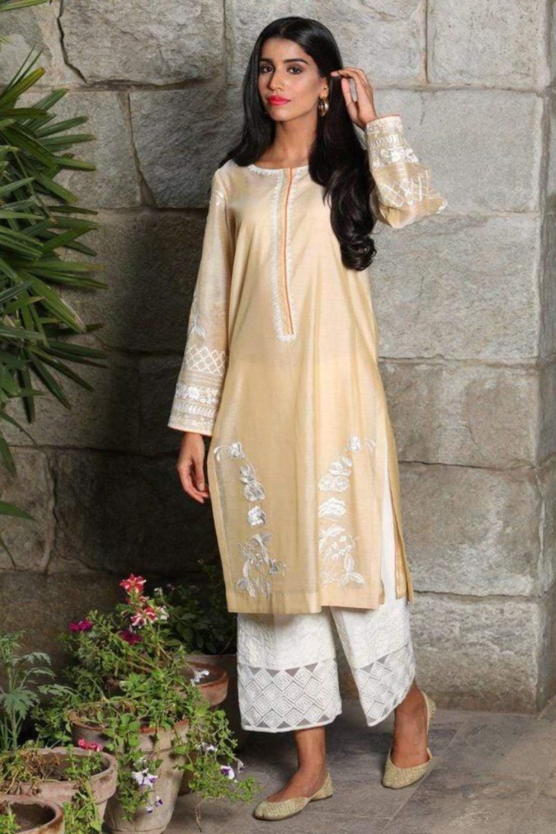 Irum Ghani Trends - Carnelian Dream - Beige - 3 Piece - Organza Lawn