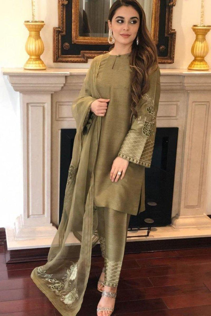 Irum Ghani Trends - Catalina - 3 Piece - Raw Silk