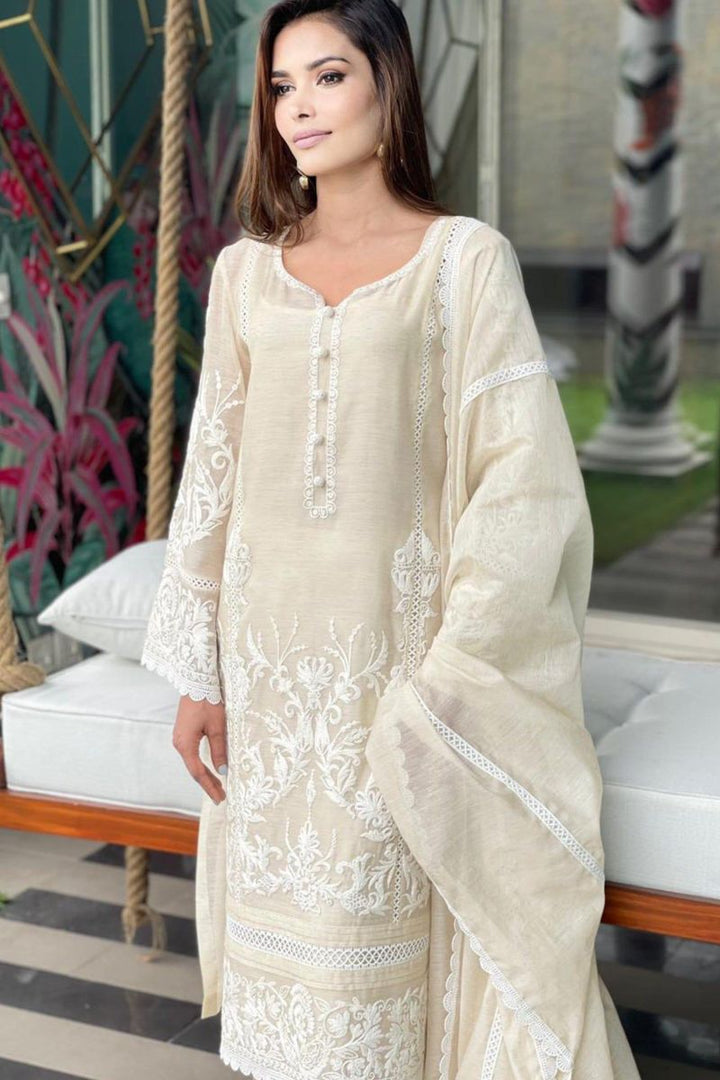 Irum Ghani Trends - Dainty - 3 Piee - Khaadi Organza