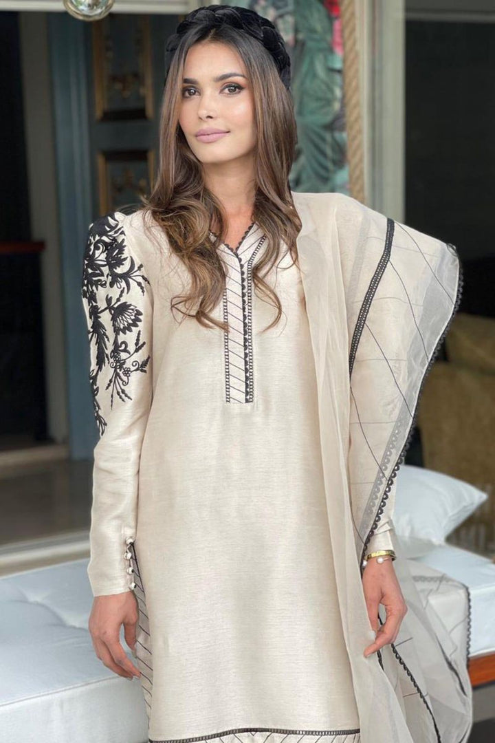 Irum Ghani Trends - New day - 3 Piece - Silk & Organza
