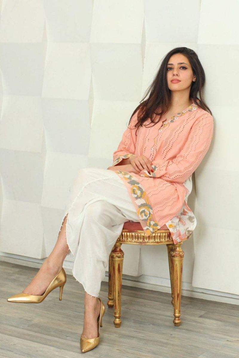 Irum Ghani Trends - Peruvian Lily - Pink - 2 Piece - Cotton