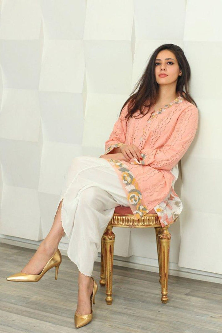 Irum Ghani Trends - Peruvian Lily - Pink - 2 Piece - Cotton