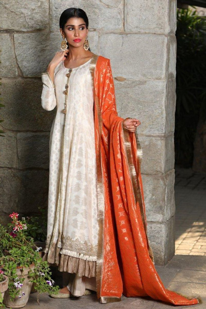 Irum Ghani Trends - Sandstone - Beige - 3 Piece - Cotton