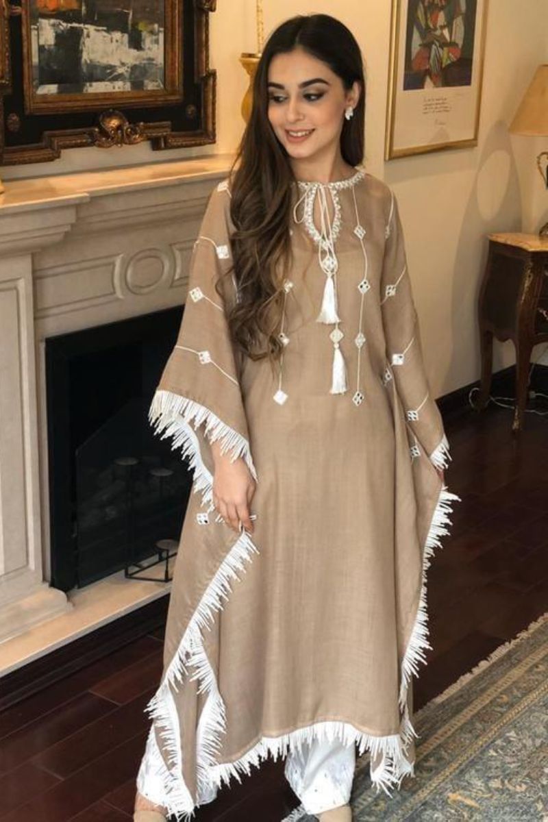 Irum Ghani Trends - Sea Shell Mgt - 2 Piece - Pashmina