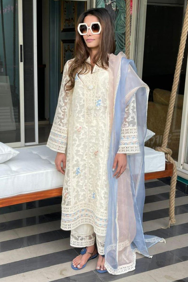 Irum Ghani Trends - Sun shine - 3 Piece - Organza