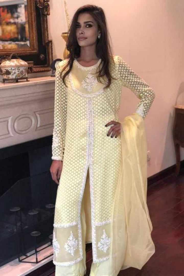 Irum Ghani Trends - Sunny Bloom - 3 Piece - Organza