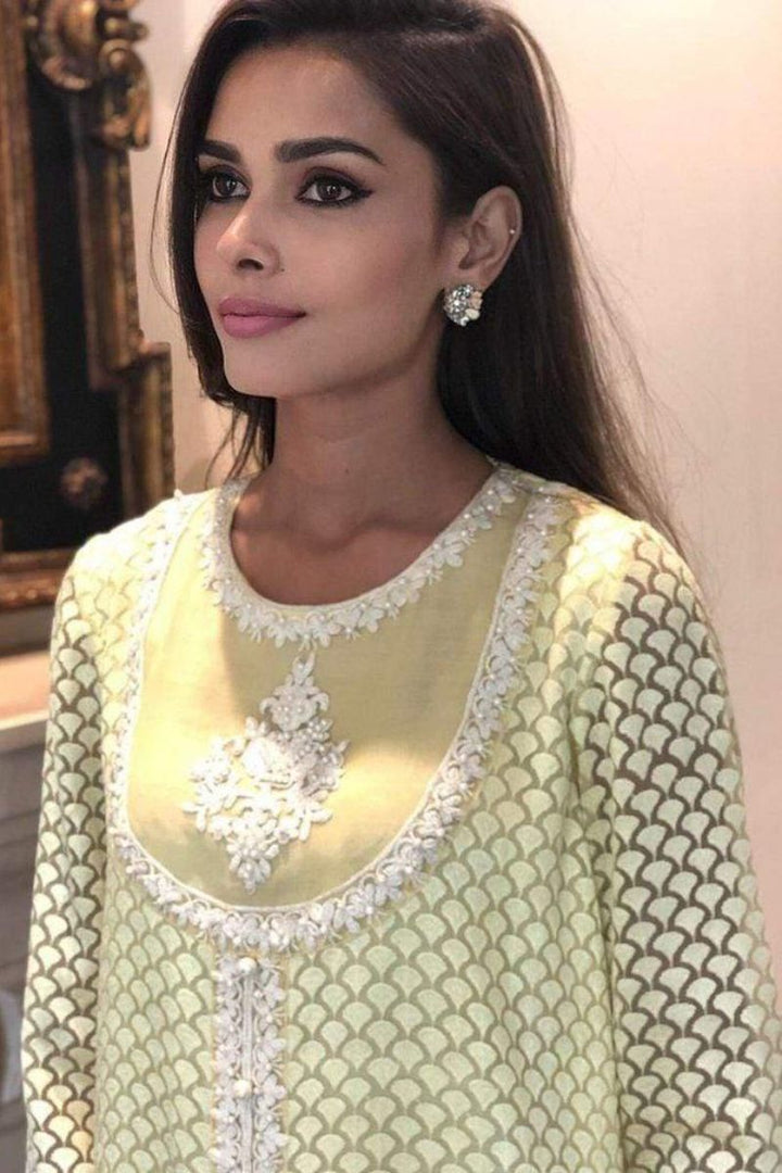 Irum Ghani Trends - Sunny Bloom - 3 Piece - Organza