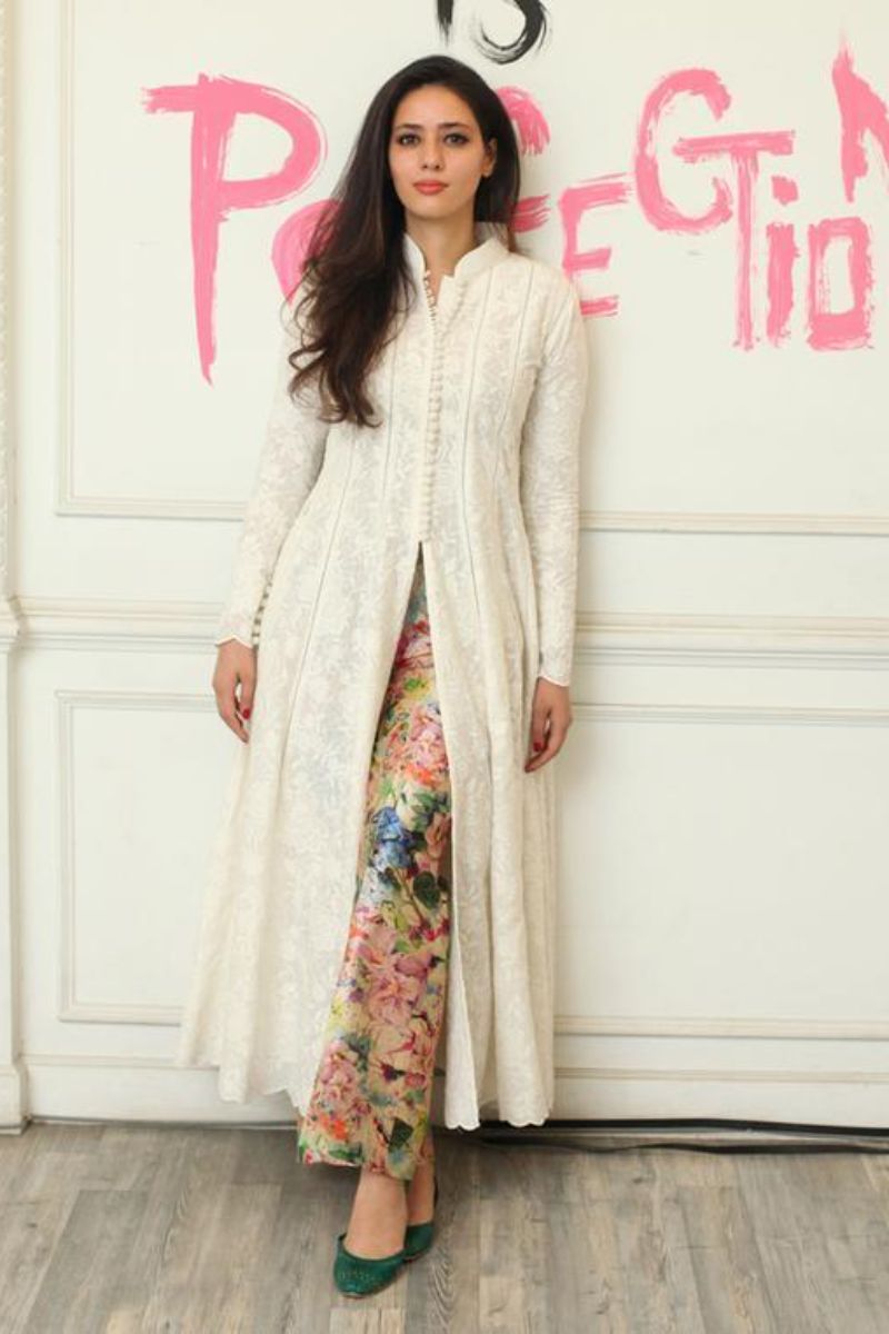 Irum Ghani Trends - Wisteria - White - 2 Piece - Cotton