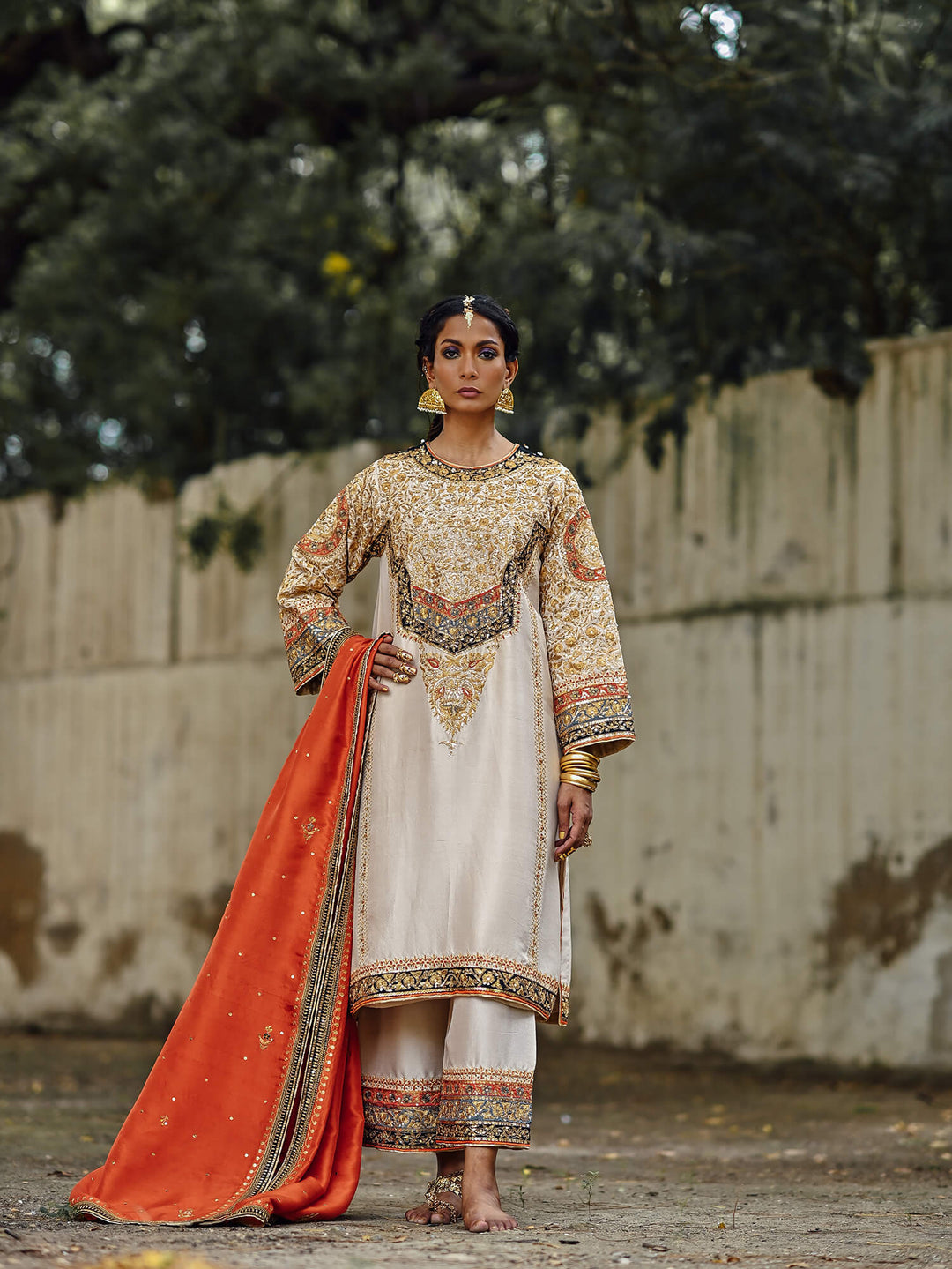 Sanam Chaudhri JANAAL Ivory 2 Piece