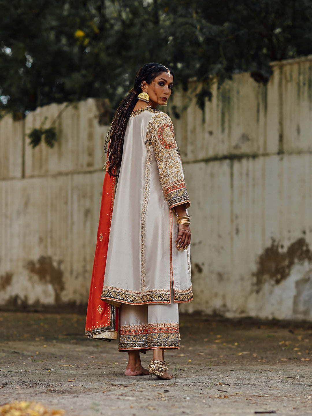 Sanam Chaudhri JANAAL Ivory 2 Piece