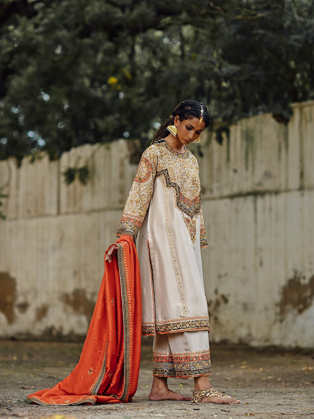 Sanam Chaudhri JANAAL Ivory 2 Piece