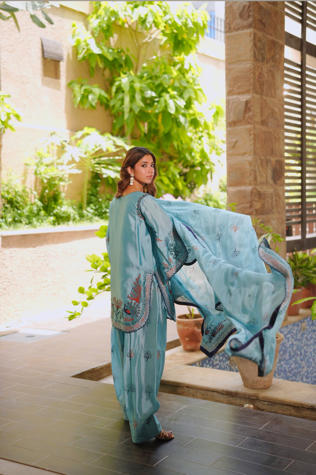Pinktree The Palm 3 Piece Suit Blue