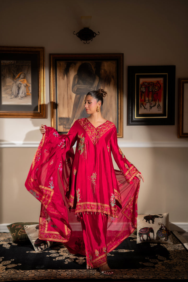 Pinktree Radiant Rose 3 Piece Suit Red