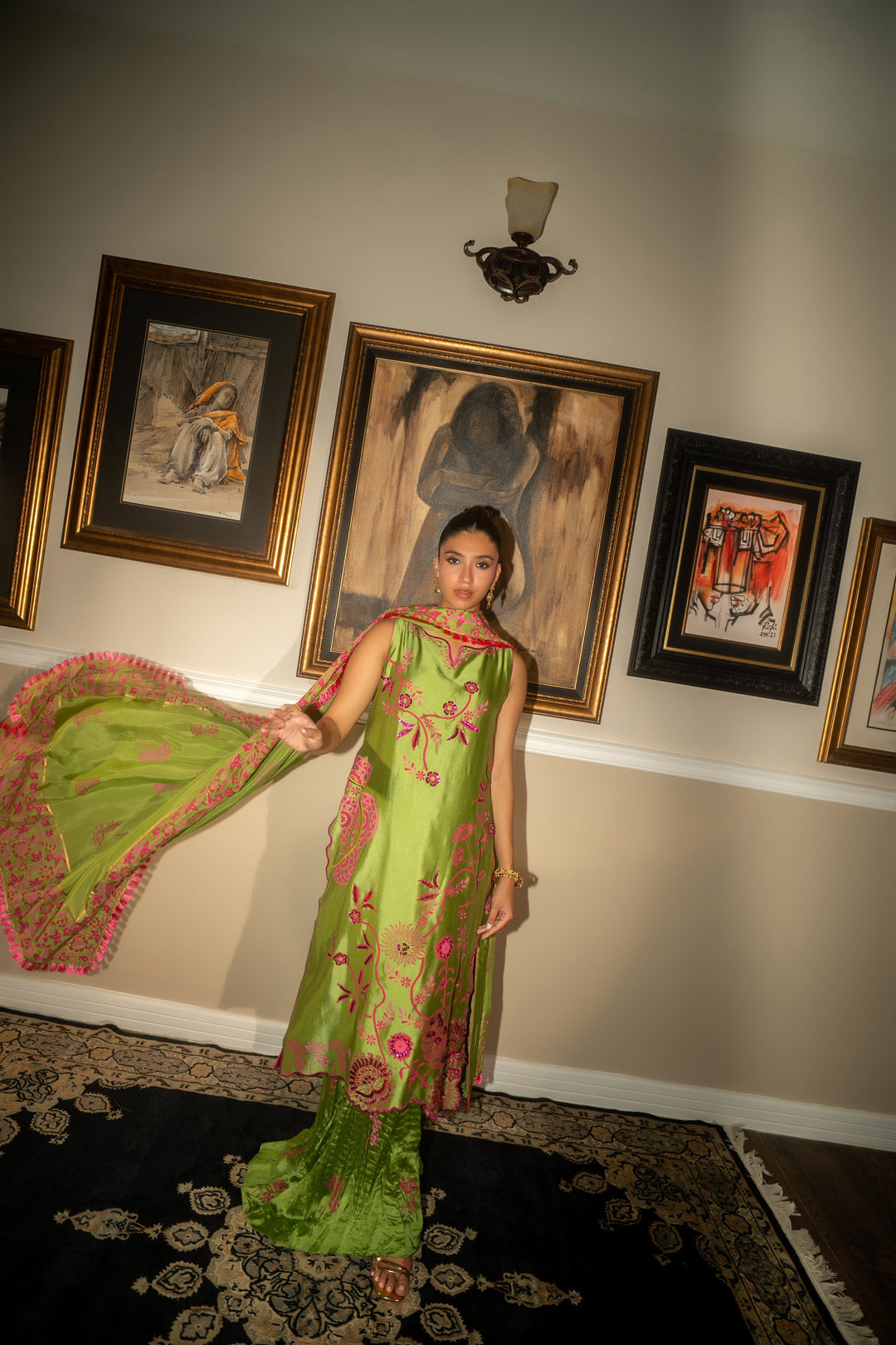 Pinktree Oasis 3 Piece Suit Green