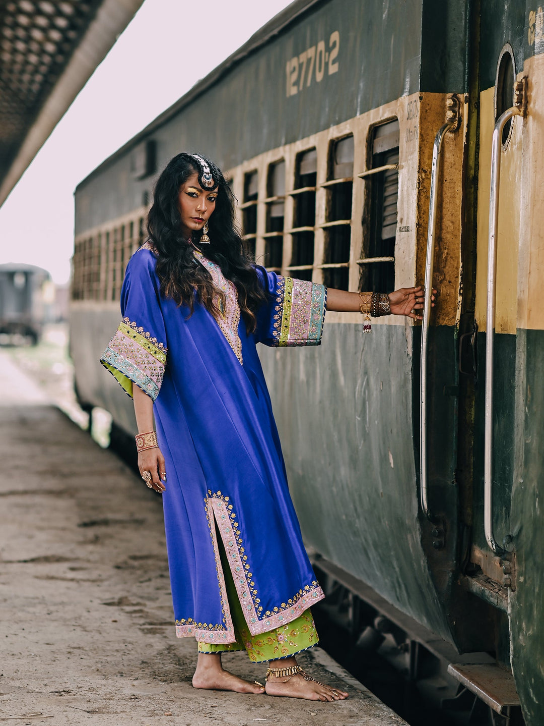 Sanam Chaudhri JYOTI Blue 2 Piece