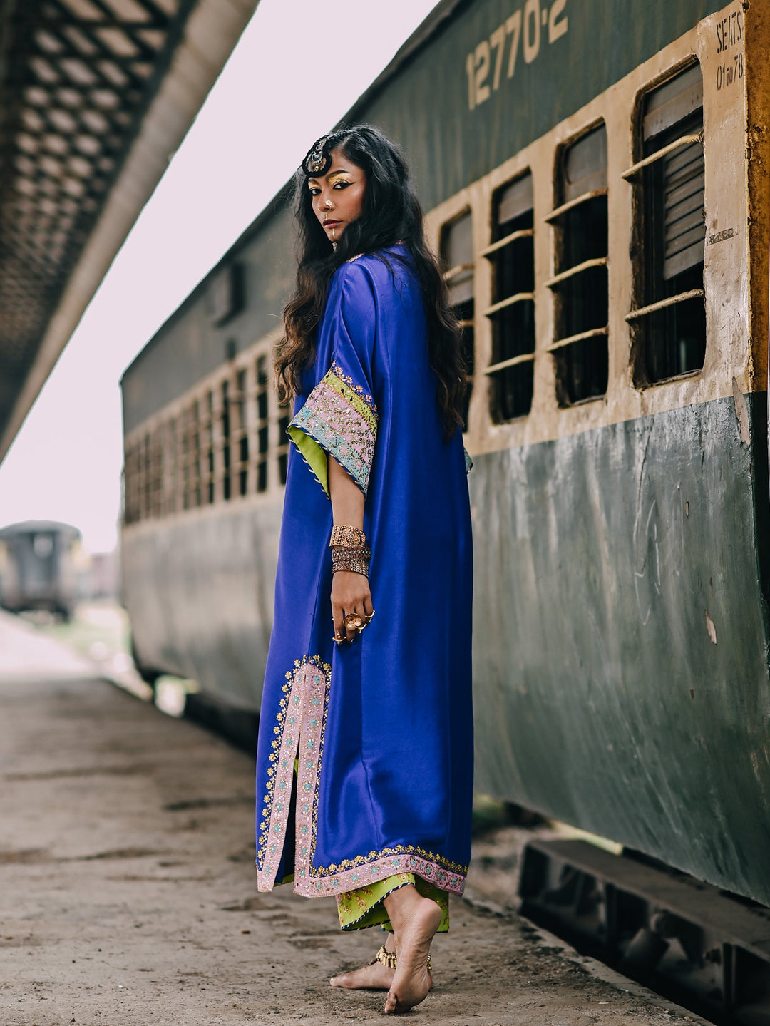 Sanam Chaudhri JYOTI Blue 2 Piece