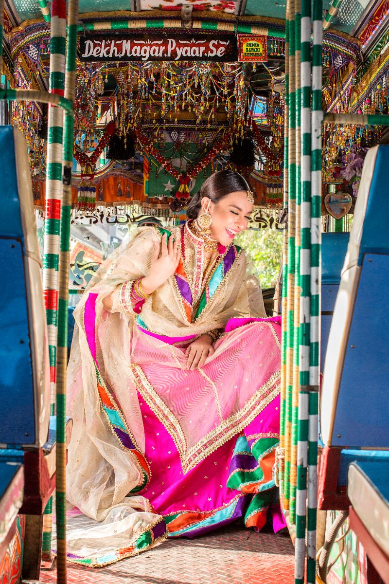 Pinktree - Jahanara Begum - Hot Pink - Silk - 3 Piece