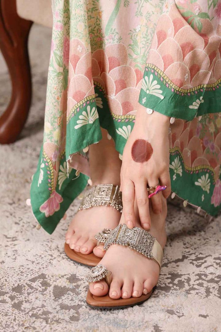 JootiShooti - Chand Bali Gold Kolhapuri For Women